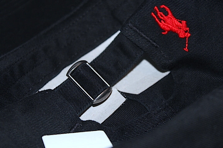 Polo Ralph Lauren(ラルフ ローレン) Script Logo Black Cap スクリプトロゴ ブラック キャップ
