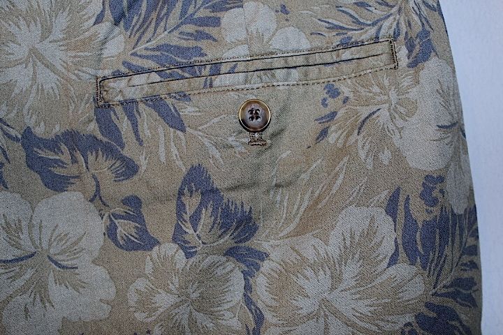 J.Crew(ジェイクルー) Aloha Flower Leaf Shorts Olive