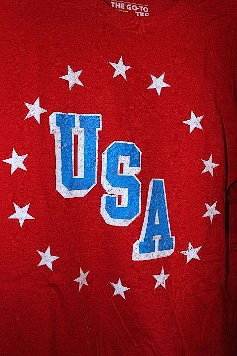 Adidas(アディダス) "USA" Logo Tee Red