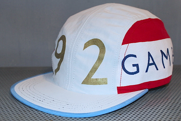The Decades Hat Co.(ディケイド ハット) 92 Games 4Panel Cap White Red Blue 1992 Olympic