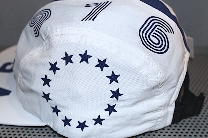 The Decades Hat Co.(ディケイド ハット) Bicentennial 1976 4Panel Cap White Navy Red