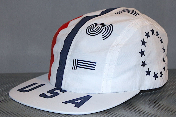 The Decades Hat Co.(ディケイド ハット) Bicentennial 1976 4Panel Cap White Navy Red