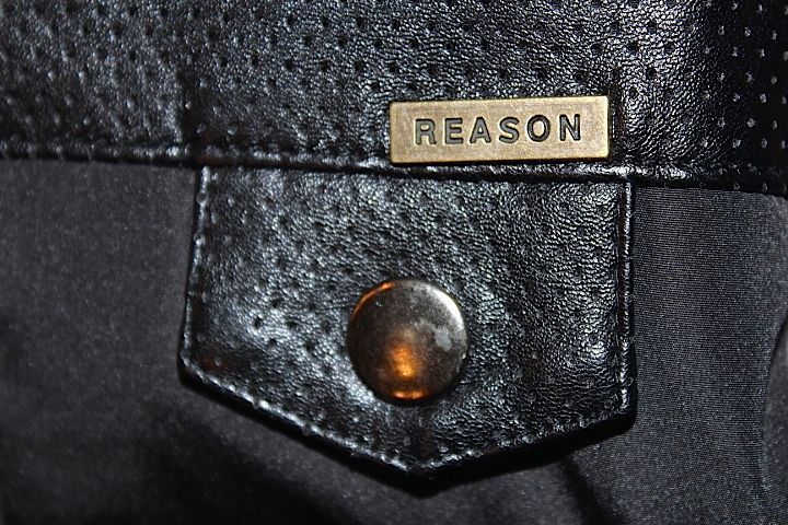 Reason(リーズン)NYC Perforated Leather Tech Jacket Black