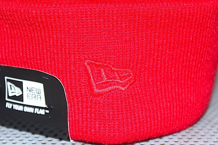 Basic Cuff Knit Cap Team Logo NewYork Yankees Red