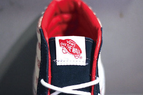 Vans (バンズ)Skate Hi スケート ハイ USA Vintage Flag Navy Suede Sk8 Star&Stripe