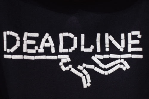 Deadline(デッドライン) Xanny Bar Logo Pullover Hoodie Navy