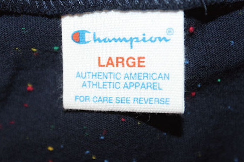 Champion(チャンピオン) Brooklyn S/S Logo V-Neck Tee Tシャツ Navy