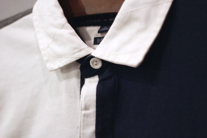 Tommy Hilfiger(トミーヒルフィガー) 2Tone Rugger Shirts ラガーシャツ 2トーン