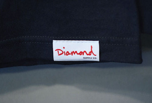 Diamond Supply Co(ダイアモンド サプライ) King Crest L/S Tee Navy Tシャツ