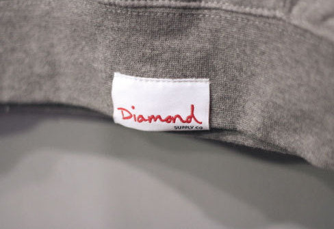 Diamond Supply Co(ダイアモンド サプライ) Nine Eight Crewneck Sweatshirt Heather Grey