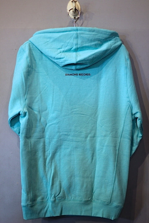 Diamond Supply Co(ダイアモンド サプライ) Diamond Records Pull Hoodie Diamond Blue Teal