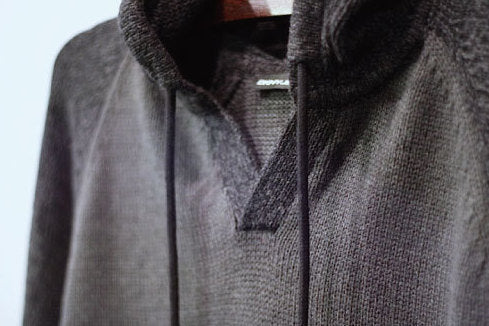 DKNY(ダナキャラン ニューヨーク) DKNY JEANS Knit Hoodie Black ニット フーディー