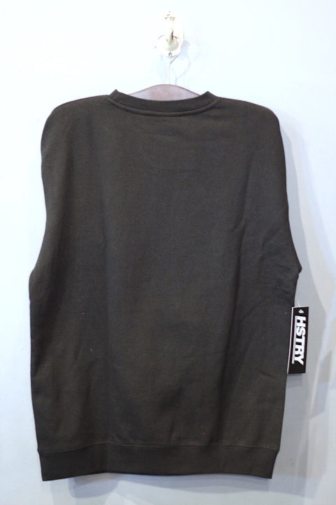 Hstry (ヒストリー) Slingshot Crew Neck Sweat Black クルー スウェット