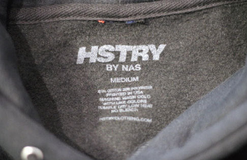 Hstry(ヒストリー) Destroy and Rebuild Hoody Black フーディー