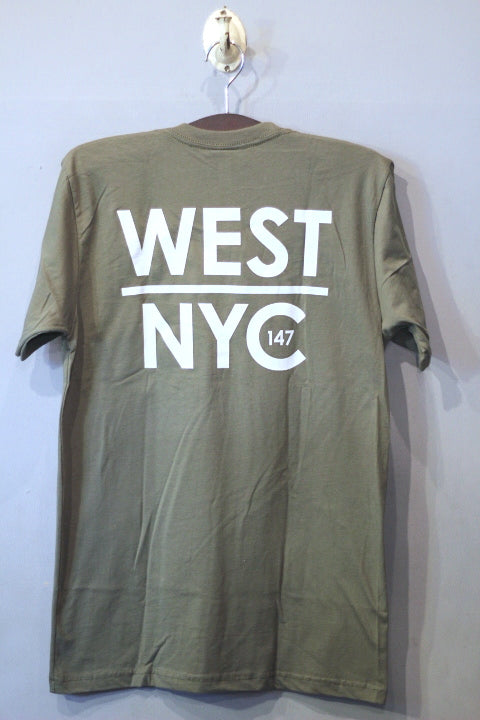 West NYC (ウェスト エヌワイシー) S/S Logo Pocket Tee Olive