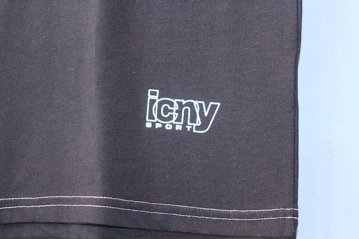 ICNY(アイスコールドニューヨーク) Slice Tee 3M Reflective T-Shirt 2Tone Black White