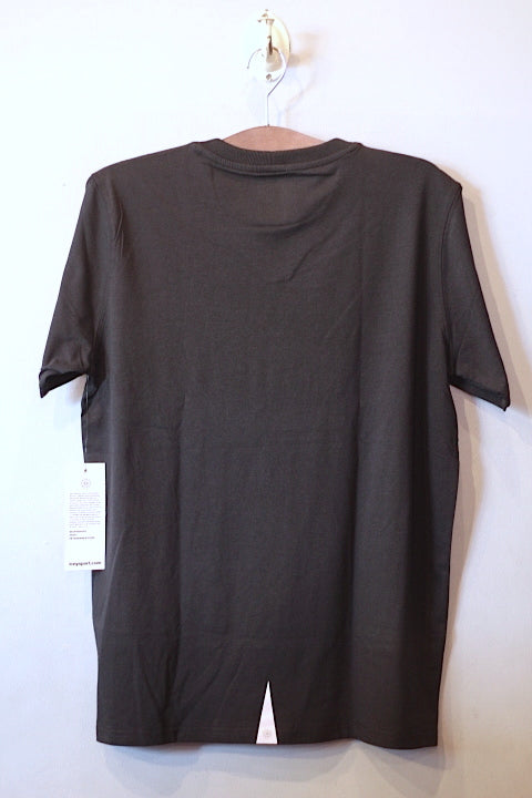 ICNY(アイスコールドニューヨーク) Overlap Tee 3M Reflective T-Shirt 2Tone Black