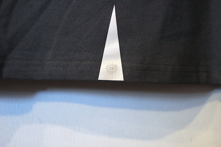 ICNY(アイスコールドニューヨーク) Overlap Tee 3M Reflective T-Shirt 2Tone Black