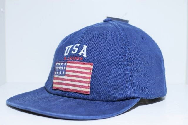 Polo Ralph Lauren(ラルフ ローレン)US Flag Cotton Logo Cap Navy アメリカン フラッグ ポロ ロゴ ボール ラルフローレン キャップ ネイビー