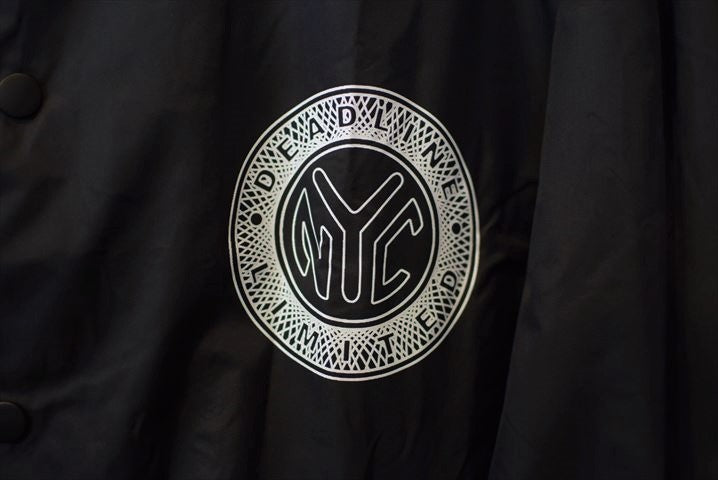 Deadline(デッドライン) Coach Jacket Black コーチ ジャケット ブラック Token Coin Logo