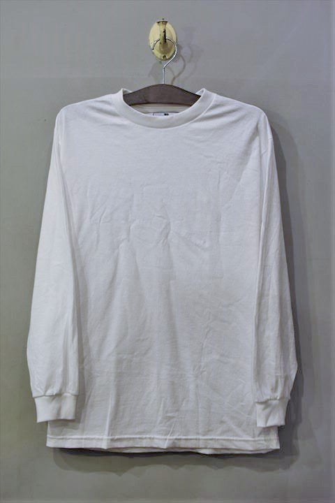 Nothin' Special(ナッシン スペシャル) L/S Tee White Nas 長袖 Tシャツ