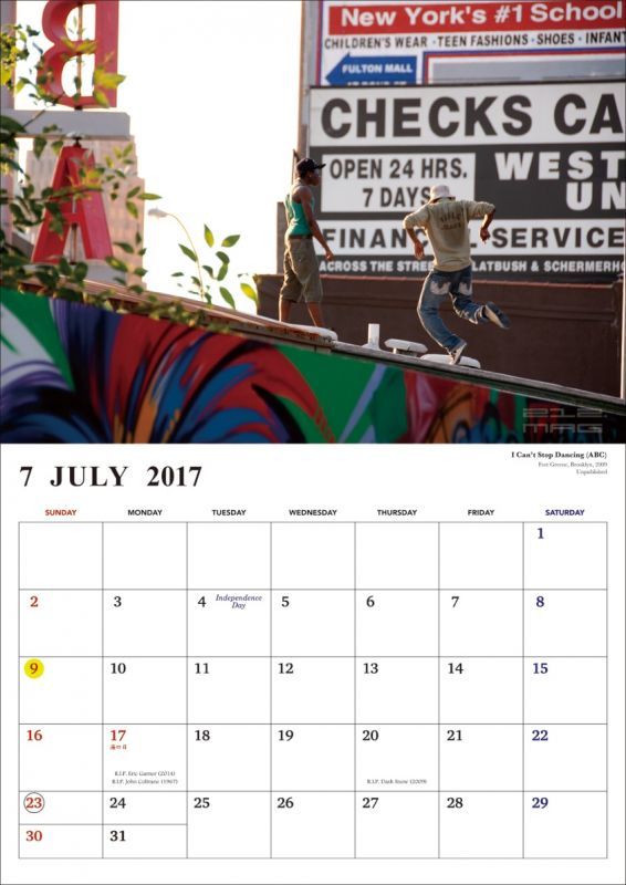 212Mag (トゥートゥエルブマガジン) 2017CALENDAR "DAY OF COLOR"
