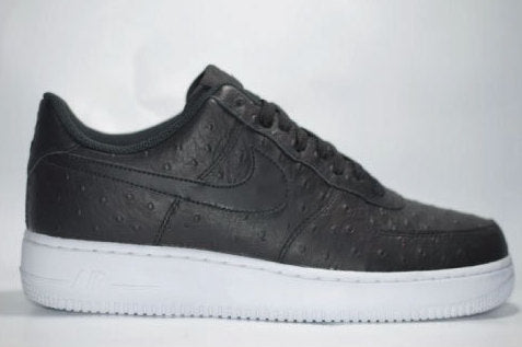 Nike Air Force 1 '07 LV8 Ostrich Black White ナイキ エアフォース オーストリッチ ブラック