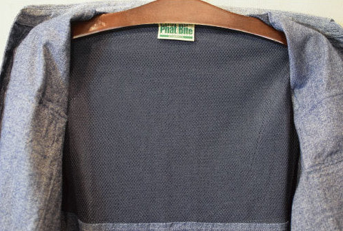 Phat Bite L/S Fishermans Shirt Indigo Chambray