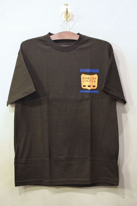 Deadline(デッドライン) Greek Coffee S/S Tee Black コーヒー ロゴ Tシャツ
