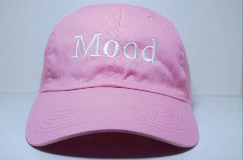 Mood NYC (ムード エヌワイシー) Logo Dad Hat Light Pink ピンク キャップ