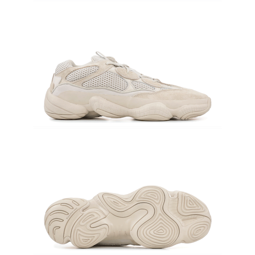 Adidas(アディダス) Yeezy 500 Blush Desert Rat Kanye West Sneaker Dad Shoes イージー カニエウェスト デザート ラット ダッド シューズ