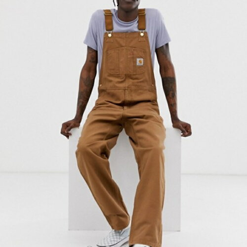 Bib Overall Hamilton Brown ビブ オーバーオール ハミルトン ブラウン キャンバス ダック
