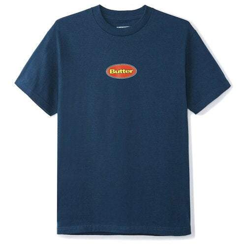 Badge Logo S/S Tee Navy Tシャツ Oval オーバル ロゴ
