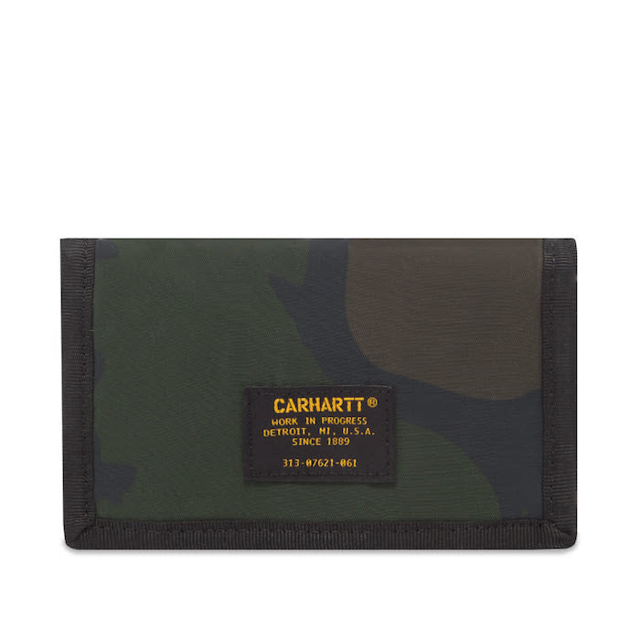 Ashtone Wallet Camo Black Woodland Olive Green Orange ブラック カモ 迷彩 折りたたみ 財布 コインポケット カードケース ミリタリーラベル ナイロン 財布
