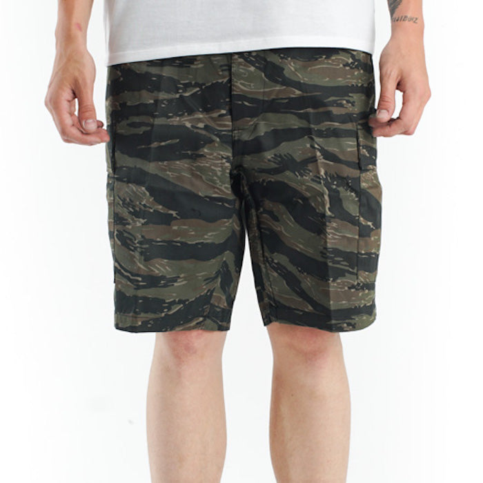 Military Cargo Shorts ミリタリー カーゴ ショーツ Tiger Camo