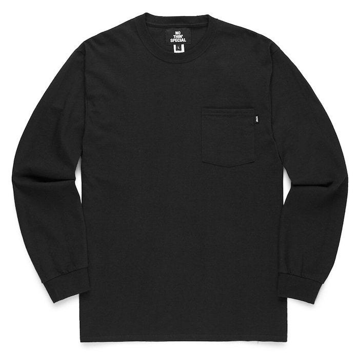 Highlighter Pocket L/S Long Sleeve Tee Black 長袖 Tシャツ Biggie
