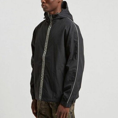 Senna Reflective Jacket Black ナイロン レーシング リフレクティブ パイピング ジャケット