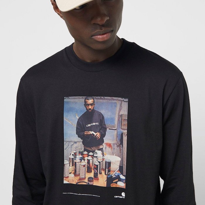 1998 AD Jay One L/S Tee レギュラーフィット Black ブラック 黒 長袖 Tシャツ