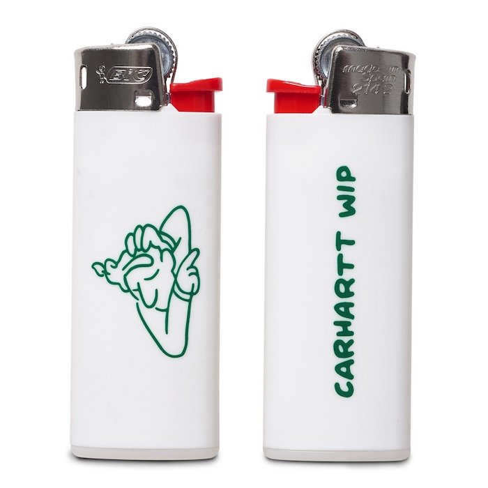 Bic Mini Lighter Reverse Midas White ミニ ライター ビック