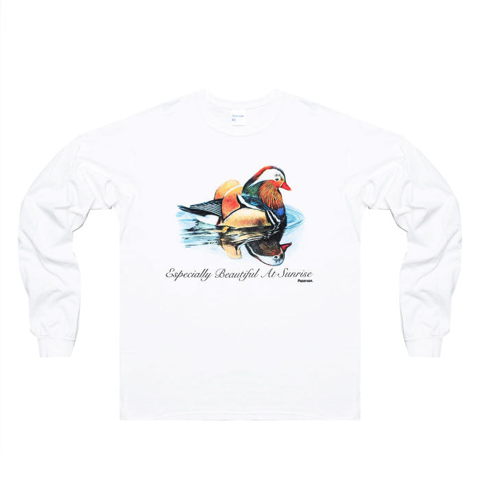 Sunrise L/S Tee White サンライズ ロングスリーブ Tシャツ 長袖