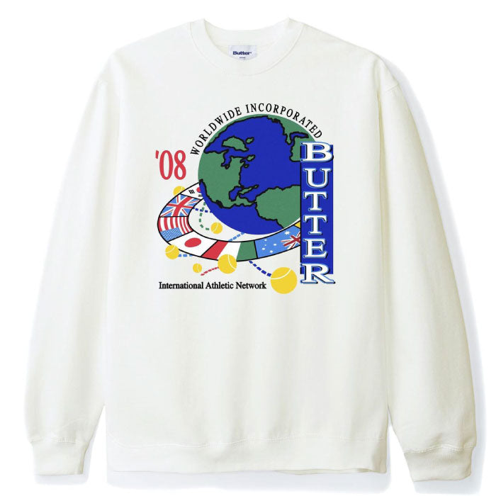 Atthletic Network Crewneck Sweat アスレチック ネットワーク クルーネック スウェット シャツ White