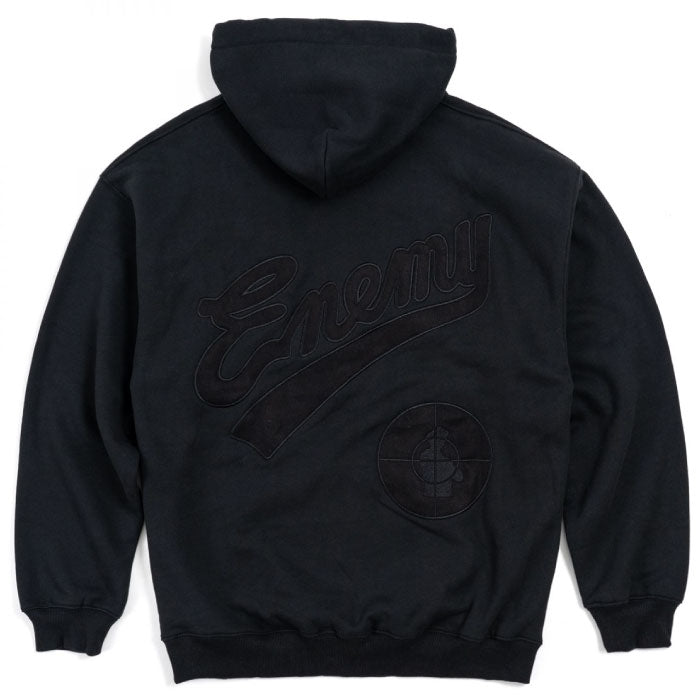 x PUBLIC ENEMY Blackout PE Sweat Hoodie パブリック エネミー ブラックアウト スウェット フーディー Black