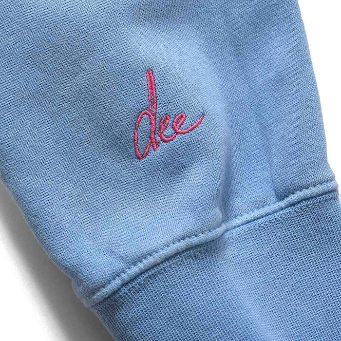 × dee Pro Crewneck Sweatshirt ディー クルー ネック スウェット Blue ブルー by Lafayette ラファイエット