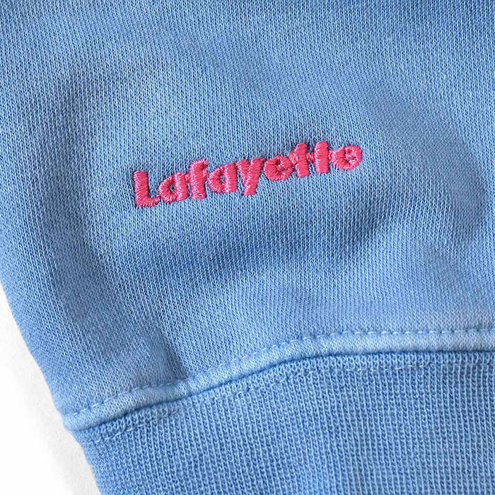 × dee Pro Crewneck Sweatshirt ディー クルー ネック スウェット Blue ブルー by Lafayette ラファイエット