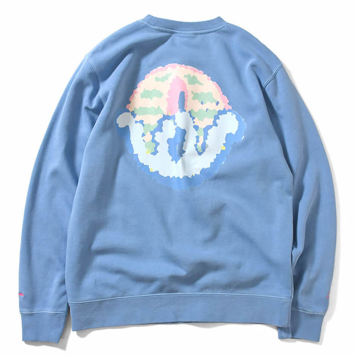 × dee Pro Crewneck Sweatshirt ディー クルー ネック スウェット Blue ブルー by Lafayette ラファイエット