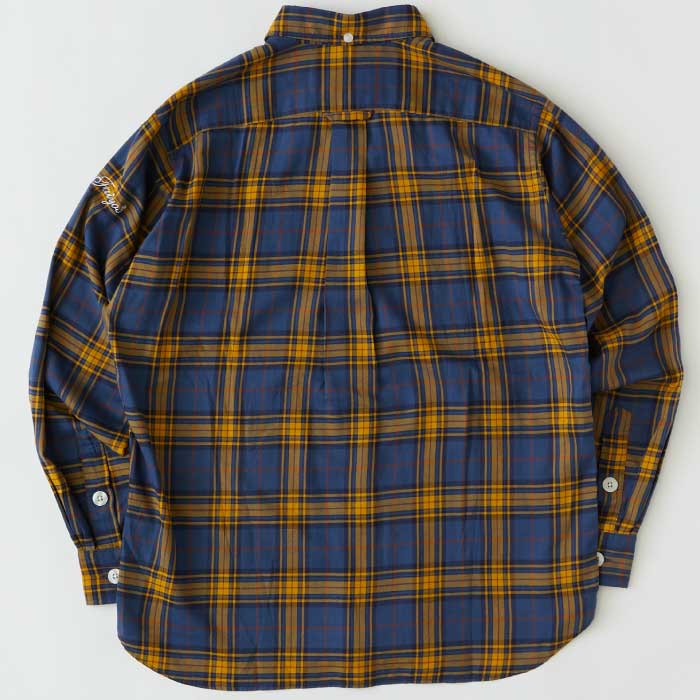 Chekadee L/S Button Down Oxford Shirts Green Big ボタン ダウン ツイル チェック カジュアル シャツ