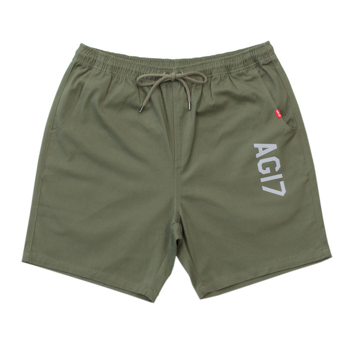 AG17 Reflective Skate Shorts Military Olive Green リフレクティヴ スケート ショーツ ハーフ パンツ ミリタリー オリーブ グリーン