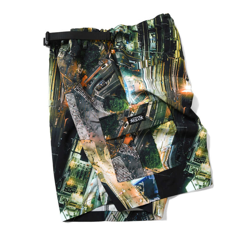 X SDJ Crossing Night Allover Cargo Shorts エスディージェー カーゴ ショーツ