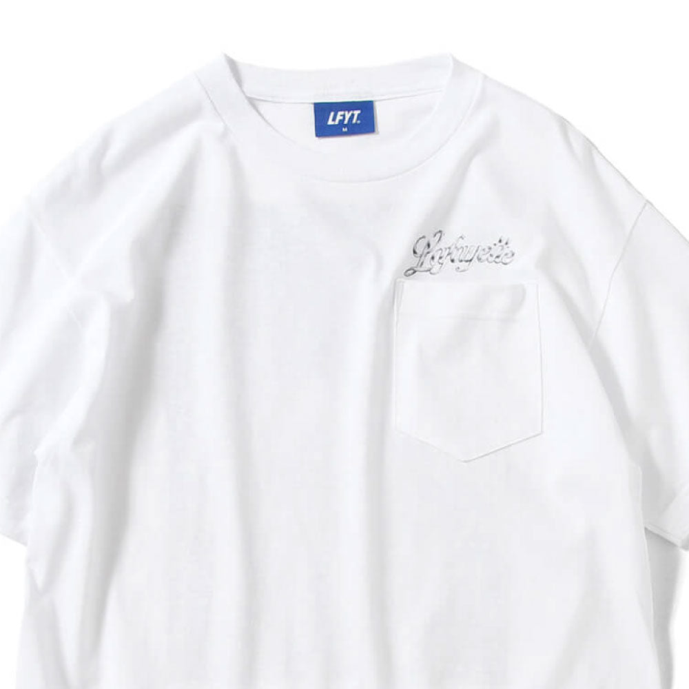 SDJ Shadow Boxing Pocket S/S Tee 半袖 ポケット Tシャツ ポケT ロゴ White