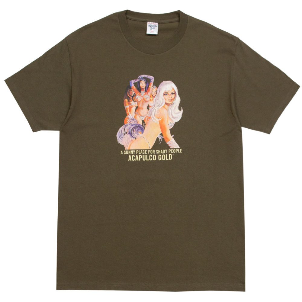 Too Hot S/S Tee 半袖 Tシャツ Olive Green
